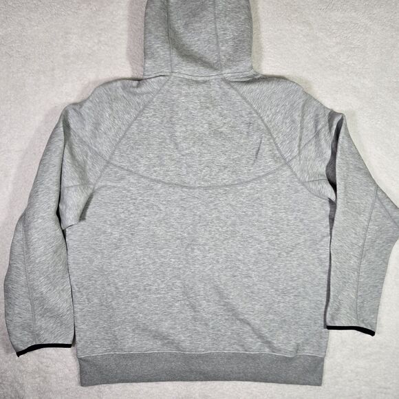 Nike Sportswear Tech Fleece Full Zip Hoodie Heather Grey Mens 2XL FB7921-063 XXL - Picture 5 of 7